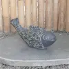 Product image 1 of the product “Fish, in the sizes 28cm and 40cm | Cast stone, handcrafted & coloured ”